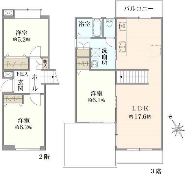 3LDK Apartment for Sale in Urayasu, Chiba - 80.98 sqm - Thumbnail 2