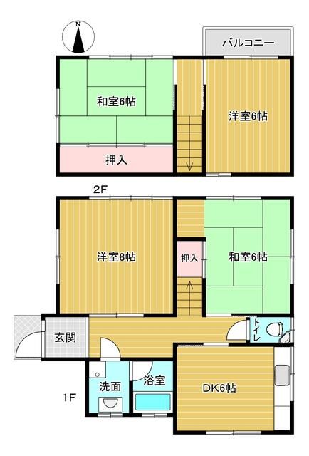 4DK Detached House for Sale in Seto, Aichi | 320万円 - Thumbnail 2