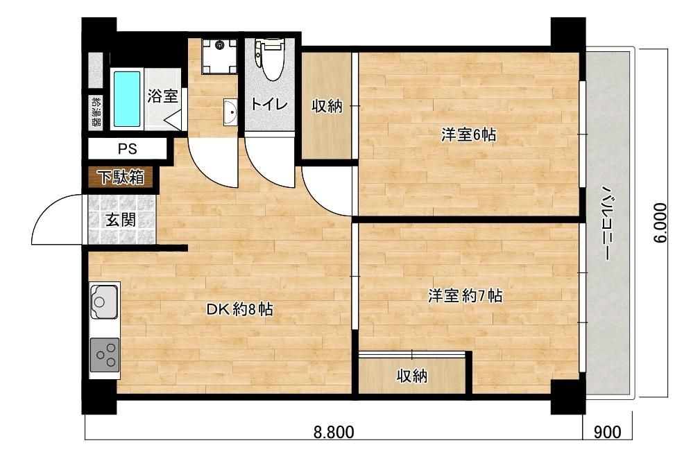 2DK Apartment for Sale in Ota, Tokyo | 49.12 sqm Near Heiwajima Station - Thumbnail 2