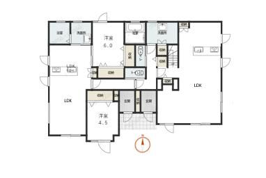 5LDK Detached House in Chitose, Hokkaido | 166 sqm, 2016 Build - Thumbnail 2