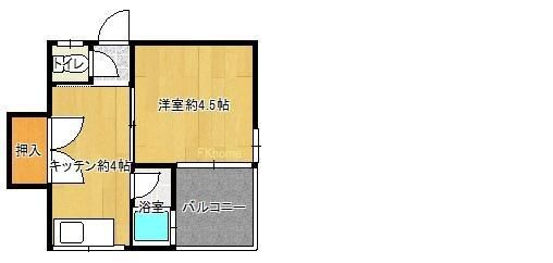 1K Apartment for Rent near Nagai Station, Osaka | 40,000 Yen - Thumbnail 2