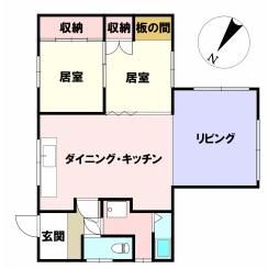 2LDK Single-Story House on 62 Tsubo Plot in Mikasa, Hokkaido - Thumbnail 2