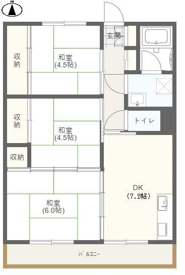 3DK Apartment for Sale in Hachioji, Tokyo - South Facing - Thumbnail 3