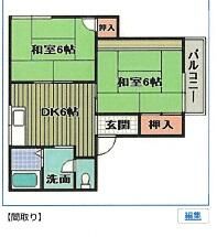 2DK Apartment for Rent in Sakai, Osaka - No Deposit - Thumbnail 2