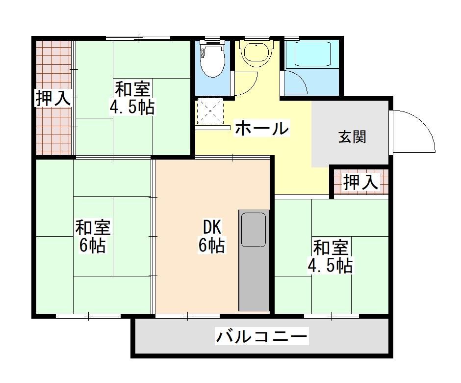 3DK Apartment for Sale in Saitama City with South-Facing Balcony - Thumbnail 4