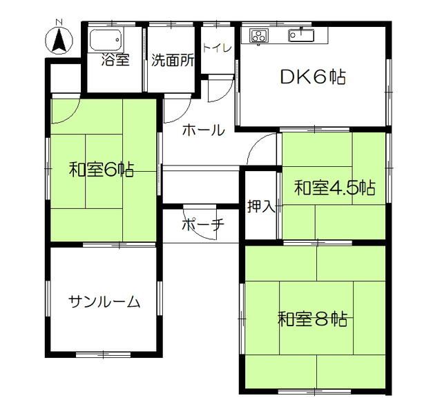 3DK Single-Story Investment House in Kaso, Saitama - Thumbnail 3