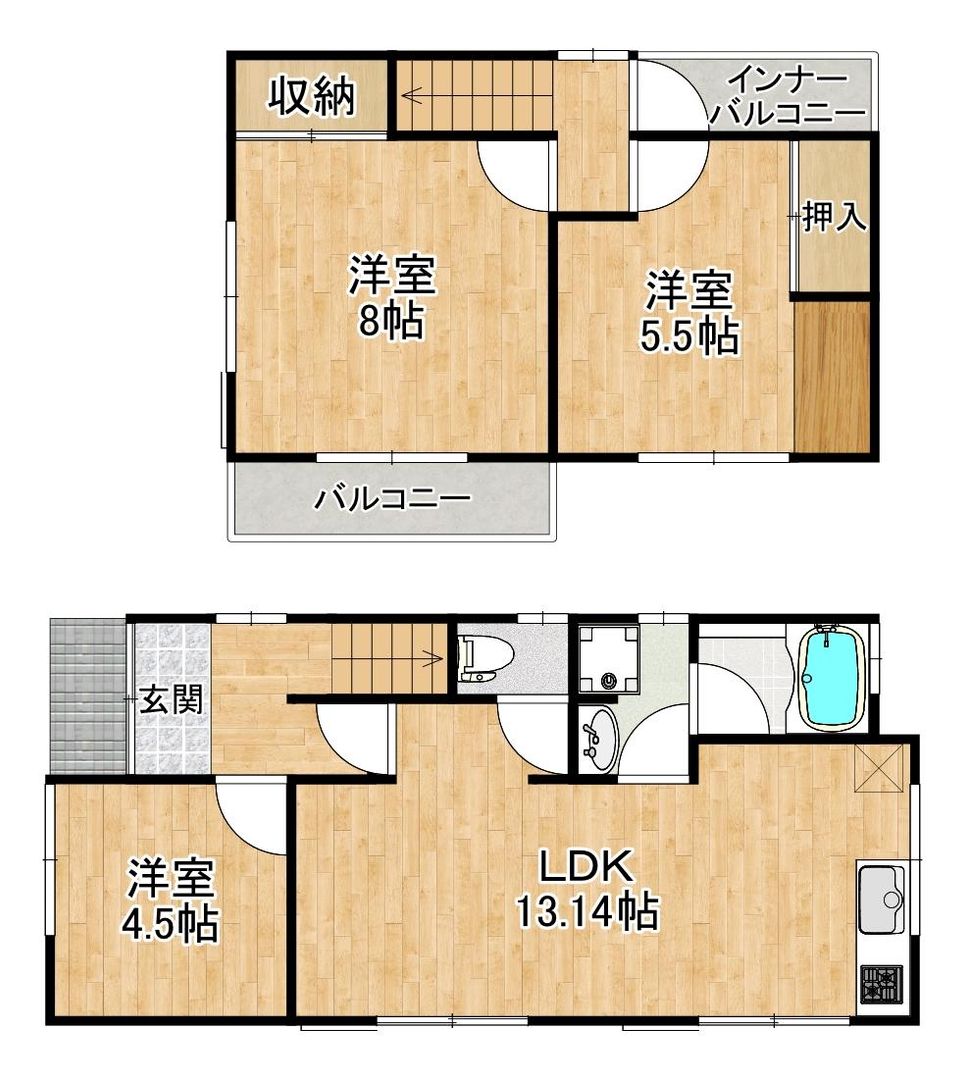 Renovated 3LDK House for Sale in Kaizuka, Osaka - 9.18% Yield - Thumbnail 4