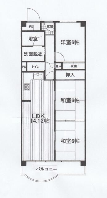3LDK Apartment for Sale in Osaka Asahi Ward with Rental Income - Thumbnail 2