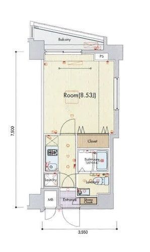 2019 1K Apartment for Sale in Nerima, Tokyo - 25.76 sqm - Thumbnail 2
