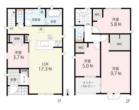 New 4LDK House in Kitanishi, Aichi - Completion March 2026 - Thumbnail 3