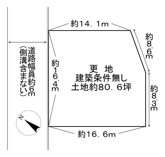 80.6 Tsubo Residential Land for Sale in Oyo, Nara - No Build Conditions - Thumbnail 2
