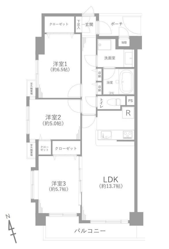 3LDK Apartment for Sale in Sumida, Tokyo | Renovated 2025 - Thumbnail 2