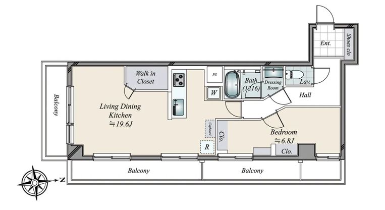 49.88m² Apartment for Sale in Mita, Minato, Tokyo - Thumbnail 4