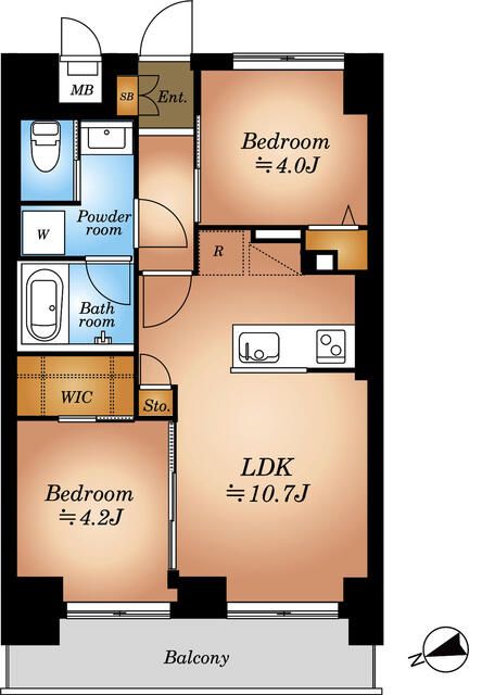 Renovated 2LDK Apartment for Sale in Katsushika, Tokyo - Thumbnail 4