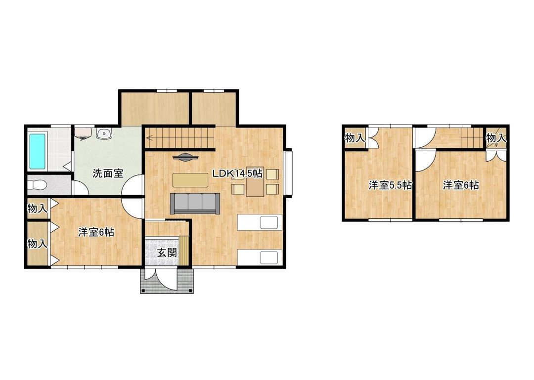4LDK Detached House in Takamatsu, Kagawa – 92.55 sqm, 281 sqm Land - Thumbnail 3
