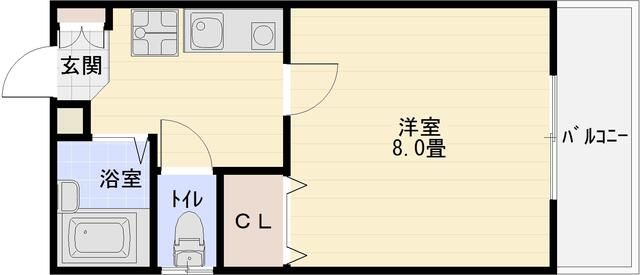 1K Apartment for Rent in Habikino, Osaka - No Key Money or Deposit - Thumbnail 2