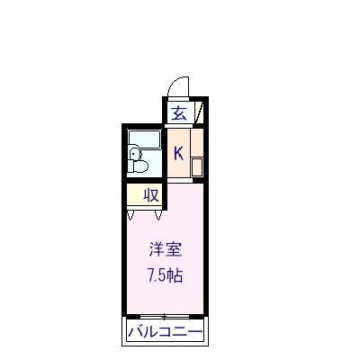 1K Apartment for Rent in Masuda, Shimane - 30,000 Yen - Thumbnail 2
