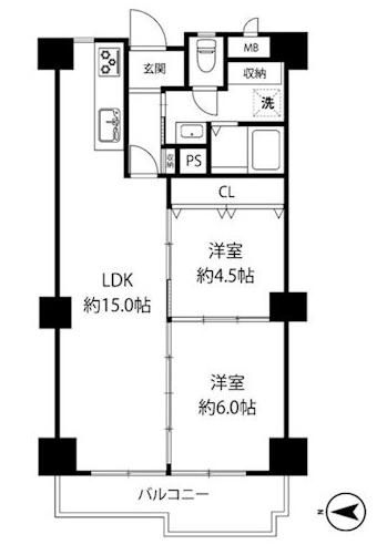 2LDK Apartment for Sale near JR Ibaraki Station, Osaka - Thumbnail 2