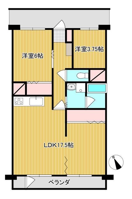 2LDK Apartment for Sale in Toride, Ibaraki – 60.27 sqm - Main Image