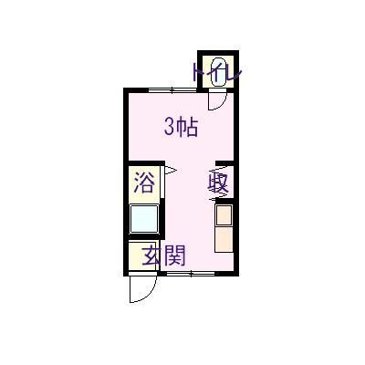 1K Apartment for Rent in Gotsu, Shimane - 25,000 Yen - Thumbnail 4