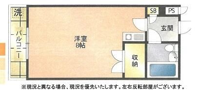 One-Room Apartment for Rent near Shirakawa Station, Sakai - Thumbnail 3