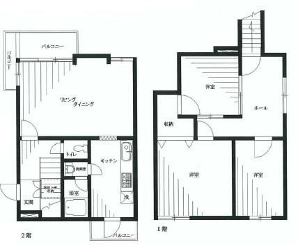 3LDK Corner Apartment for Sale in Koganei, Tokyo - Thumbnail 2
