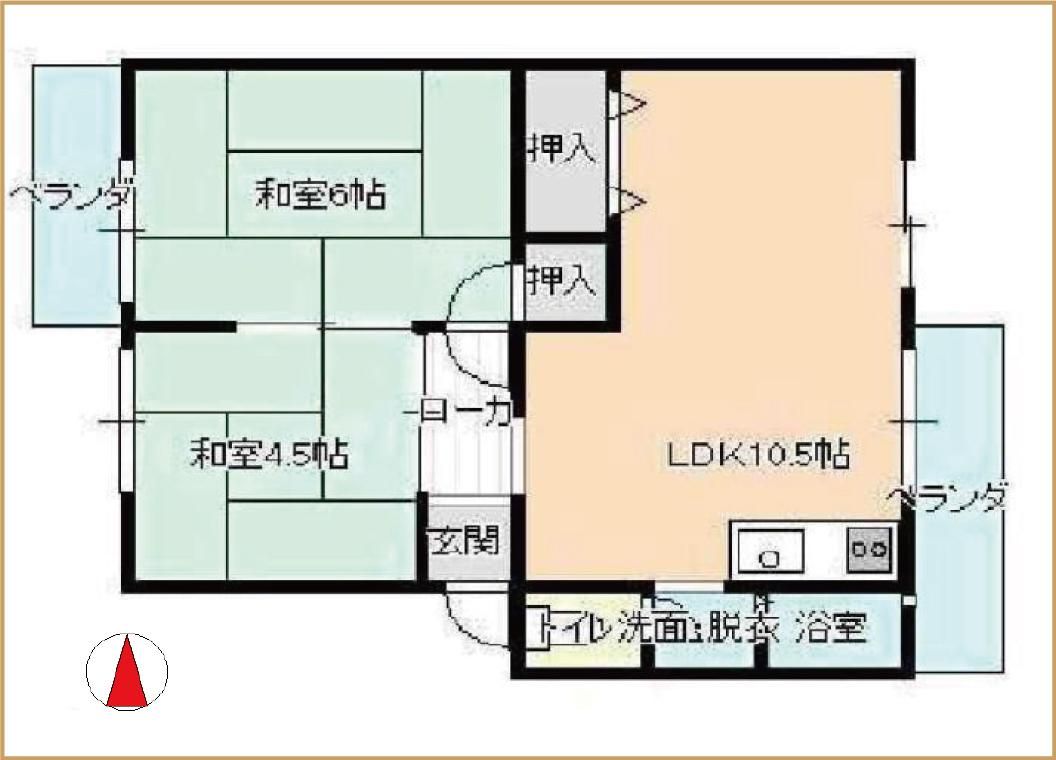 2LDK Apartment for Sale in Tondabayashi, Osaka - Investment Property - Thumbnail 2