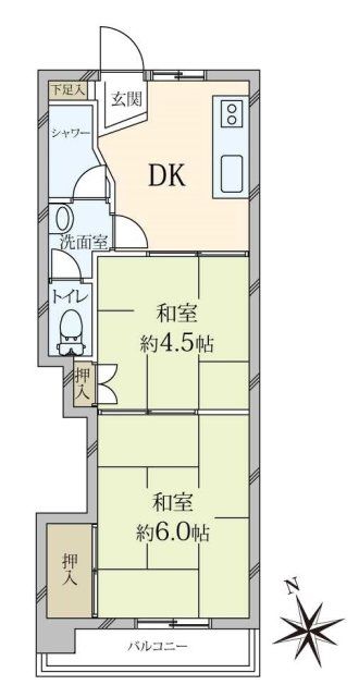 2DK Apartment for Sale in Ichikawa, Chiba Near Station - Thumbnail 3