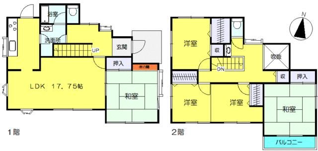 5LDK House for Sale in Ryugasaki, Ibaraki - 122.96 sqm - Thumbnail 3
