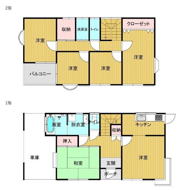 5LDK House for Sale in Shirosato Town, Ibaraki - 7.5 Million Yen - Thumbnail 2