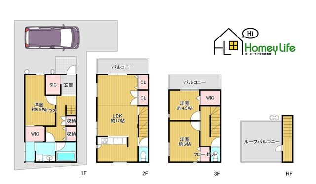 2022 Built 3LDK House with Rooftop Balcony in Osaka Nishinari - Thumbnail 3