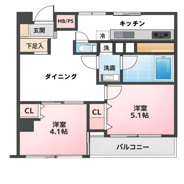 2DK Apartment for Sale in Bunkyo, Tokyo - Near Kasuga Station - Thumbnail 2
