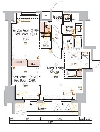 New 2LDK Apartment in Arakawa, Tokyo with Skytree View | 2025 Build - Thumbnail 3