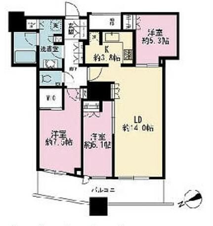 3LDK Apartment in Park House West Shinjuku Tower, Tokyo - Thumbnail 4