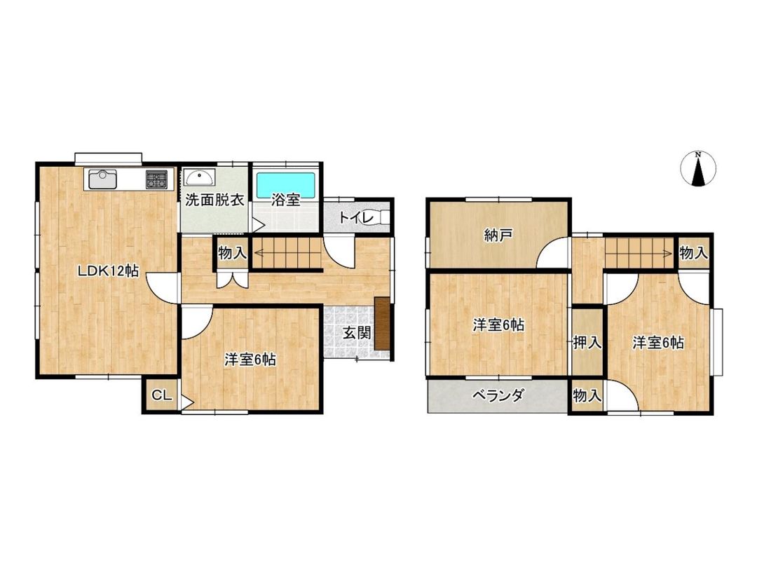 Used Detached House in Matsuyama City, Ehime - 3SLDK, 84.46 sqm - Thumbnail 2