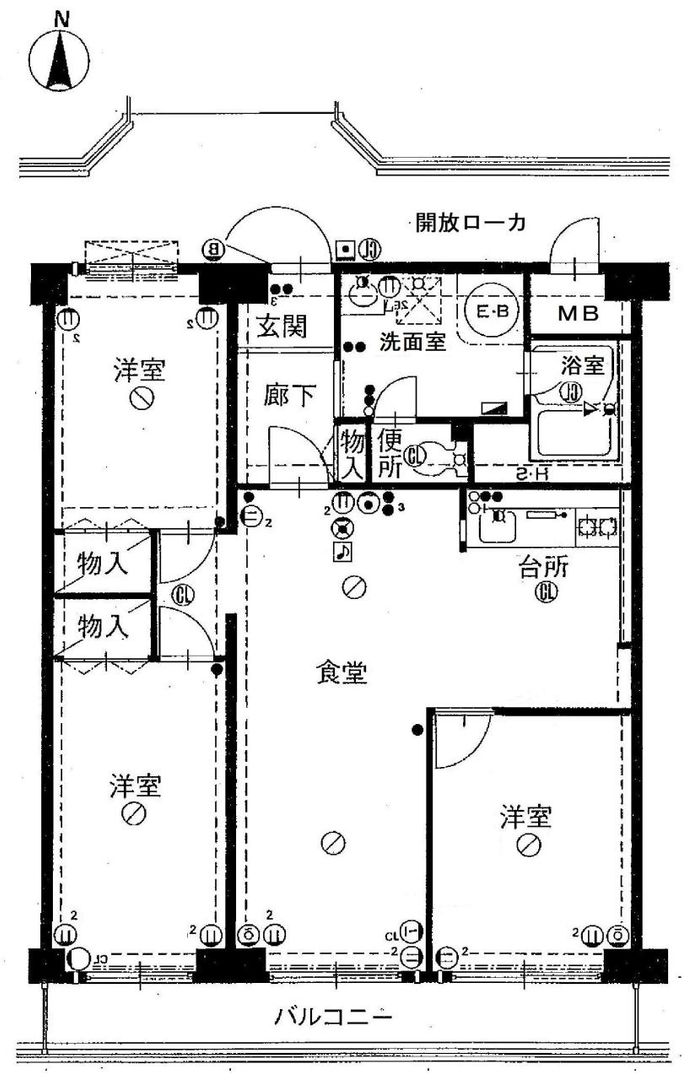 Renovated 3LDK Apartment for Sale in Osaka Chuo Ward - Thumbnail 3