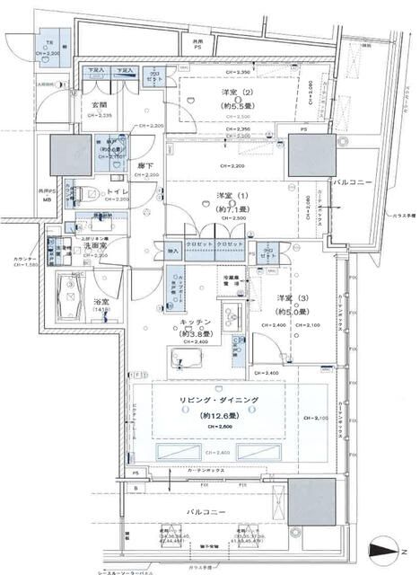 3LDK Condo in Brillia Tower Ikebukuro, Tokyo - 33rd Floor - Thumbnail 3