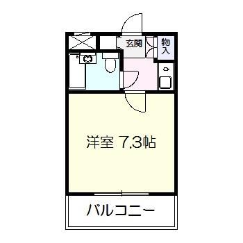 1R Apartment for Rent in Kobe Nishi Ward, No Deposit/Key Money - Thumbnail 2
