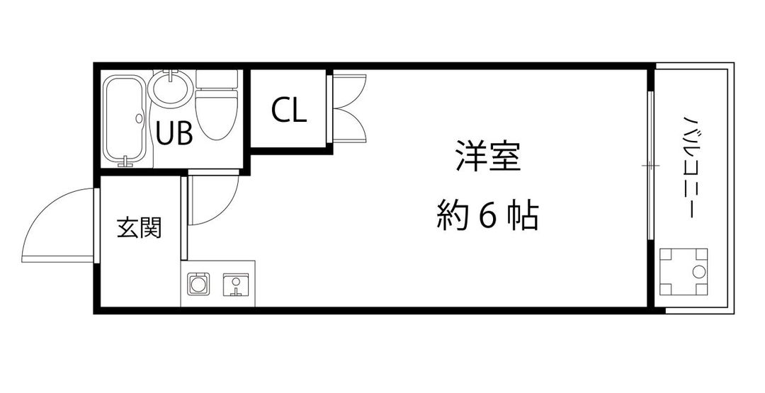 One-Room Apartment for Rent in Suita, Osaka - Near Kandaibashi-mae Station - Thumbnail 2