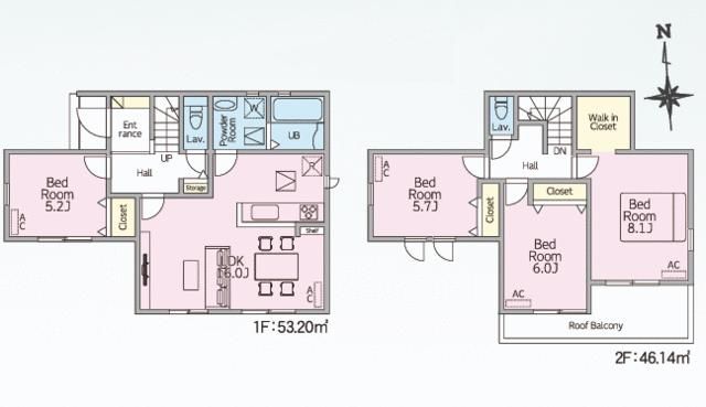 New 4LDK House for Sale in Zama, Kanagawa - March 2027 Completion - Thumbnail 2