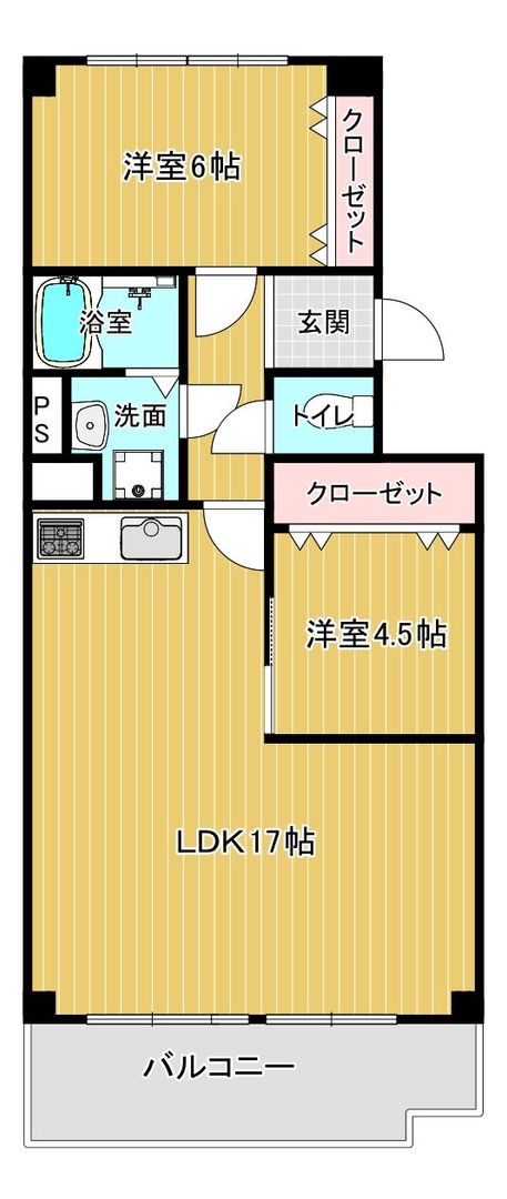 2LDK Investment Apartment in Suita, Osaka with 6.95% Yield - Thumbnail 2
