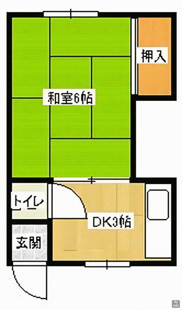 1K Apartment for Rent in Nishinari, Osaka - No Deposit, No Key Money - Thumbnail 2