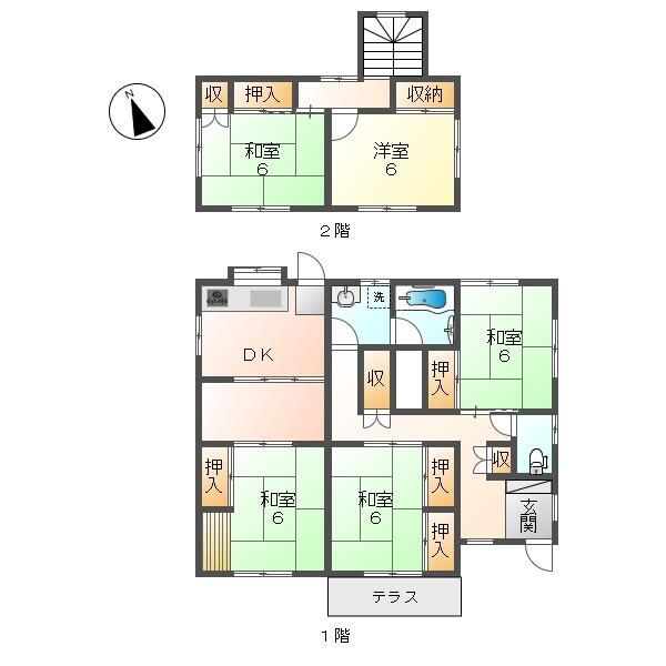 5DK Detached House for Sale in Kasugai, Aichi - Thumbnail 4