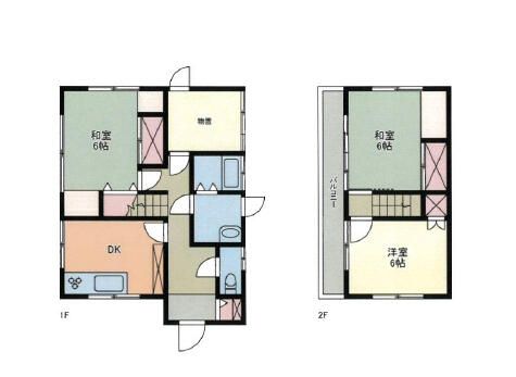 Used 3DK Detached House in Toride, Ibaraki – 66.63 sqm - Thumbnail 3
