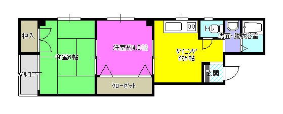 2DK Apartment for Rent in Nagai, Sumiyoshi Ward, Osaka - Thumbnail 2
