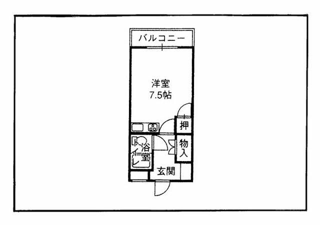 One-Room Apartment for Rent in Sanuki, Kagawa - 20 sqm - Thumbnail 2