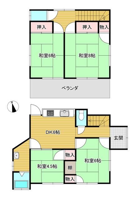 Used 4DK House for Sale in Toride, Ibaraki - 78.66 sqm - Thumbnail 2
