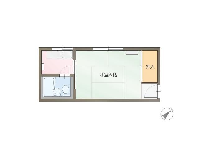 1K Apartment for Rent in Fukui City - 20,000 Yen - Thumbnail 2