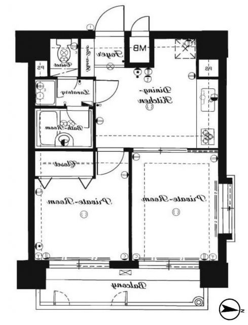 2DK Apartment for Sale in Saga City, Saga Prefecture - Thumbnail 3