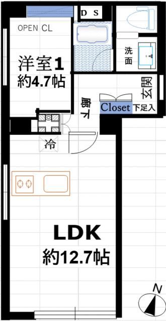 1LDK Pet-Friendly Apartment for Sale near Hōnanchō Station, Suginami - Thumbnail 3